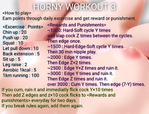 Horny workout 3