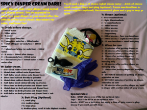 Spicy diaper cream dare