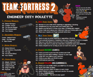 Team Fortress 2 (TF2) Engineer Sissy Roulette