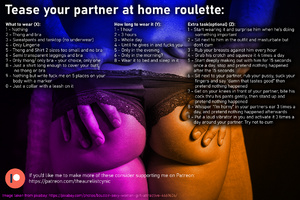 Tease your partner at home