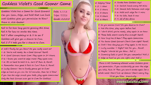 Goddess Violet's Good Gooner Game