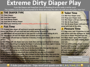 Extreme Dirty Diaper Play