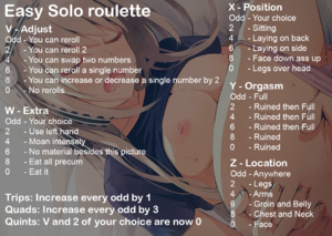 Easy solo roulette