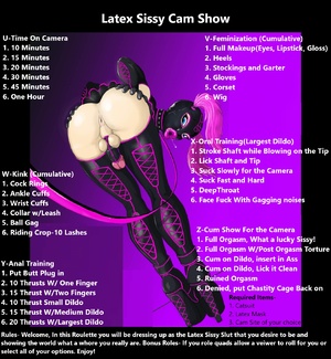 Latex Sissy Cam Show