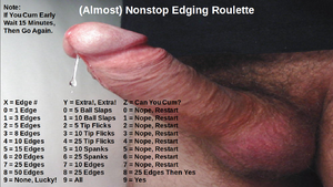 (Almost) Nonstop Edging Roulette