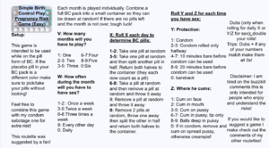 Simple Birth Control Play- Pregnancy Risk Game (Easy)