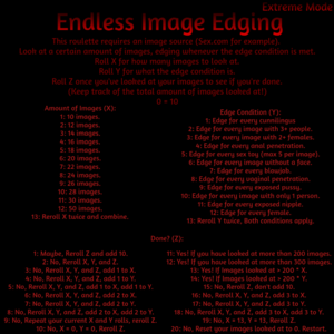 Endless Image Edging Extreme Mode