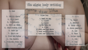 The sluts body writing