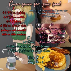 Cum sauve for your food