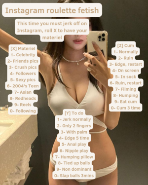 Instagram roulette fetish