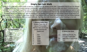 Empty Sac Cum Walk