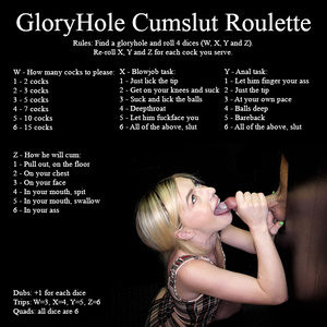 Gloryhole Cumslut Roulette