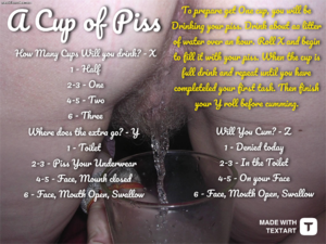 A Cup of Piss
