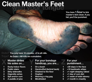 Clean Master's Feet