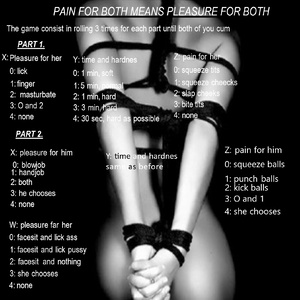 pain for both, pleasure for both