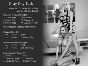 Gray Day Task - Sissy Easy