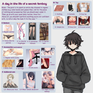 A day in the life of a secret femboy