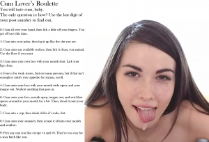 Cum Lovers Roulette swallowing eating
