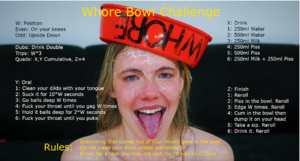 Whore Bowl Challenge