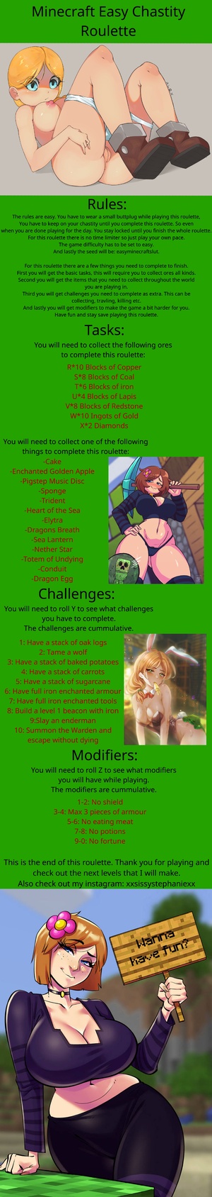 Minecraft Easy Chastity Roulette