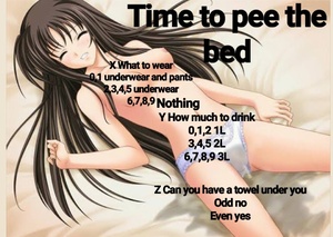 Time To Pee The Bed