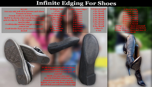 Infinite Edging for Shoes