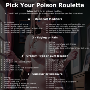 Pick Your Poison Roulette