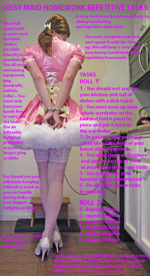 Sissy Maid Homework Humiliating Cleaning Repetitive Tasks