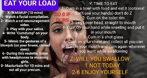 Eat your load 