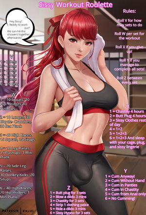Sissy Workout Roulette