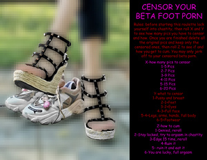 Censor your beta foot porn