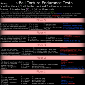 Ball Torture Endurance Roulette