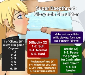 Super Deepthroat Gloryhole Simulator