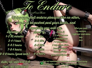To Endure