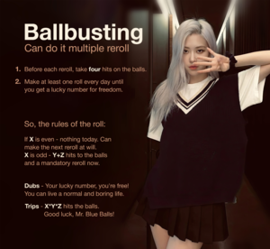 Ballbusting Day Roll