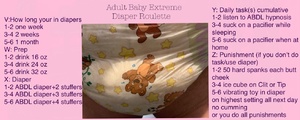 Adult Baby Extreme Diaper Roulette 