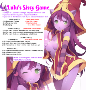 Lulu's Sissy Game