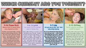 Which Cumslut Are You Tonight?