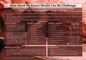 How good an escort would you be challenge