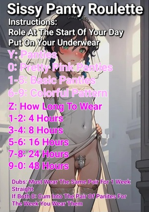 Sissy Panty Roulette