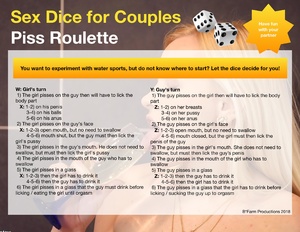 Sex Dice for Couples: Piss Roulette