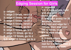 Edging session for ladies