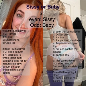 Sissy or baby