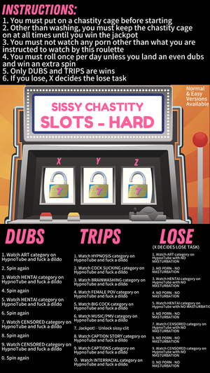 Sissy Chastity Slots - Hard