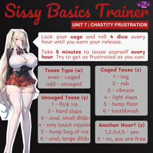 sissy basics trainer - chastity frustration