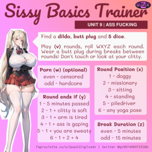 sissy basics trainer - ass fucking