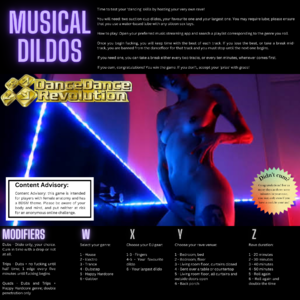 Musical Dildos: Dance Dance Revolution