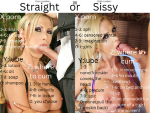 Straight vs sissy