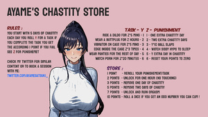 Mommy ayame's chastity store