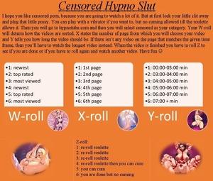 Censored hypno slut